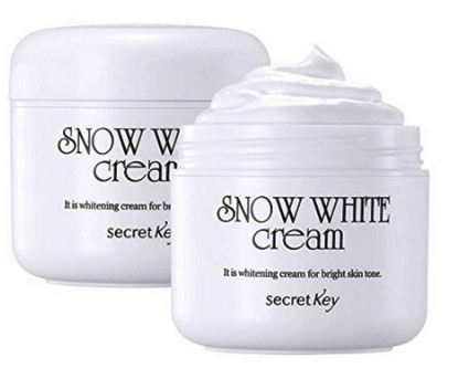 review kem dưỡng trắng da snow white milky cream